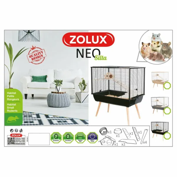 клетка Zolux                                 78 cm Деревянный Металл Пластик Металл/Пластик (1 Предметы)