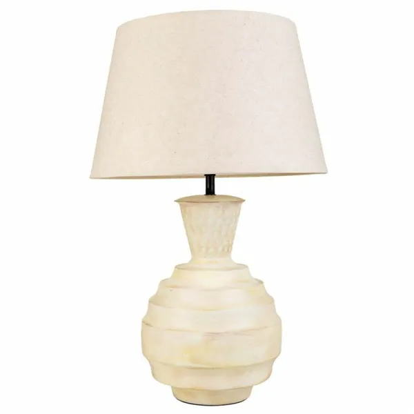 Desk lamp Alexandra House Living Cream Iron 25 x 63 x 25 cm