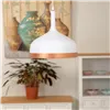 Ceiling Light Alexandra House Living White Copper