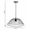 Ceiling Light Alexandra House Living Black