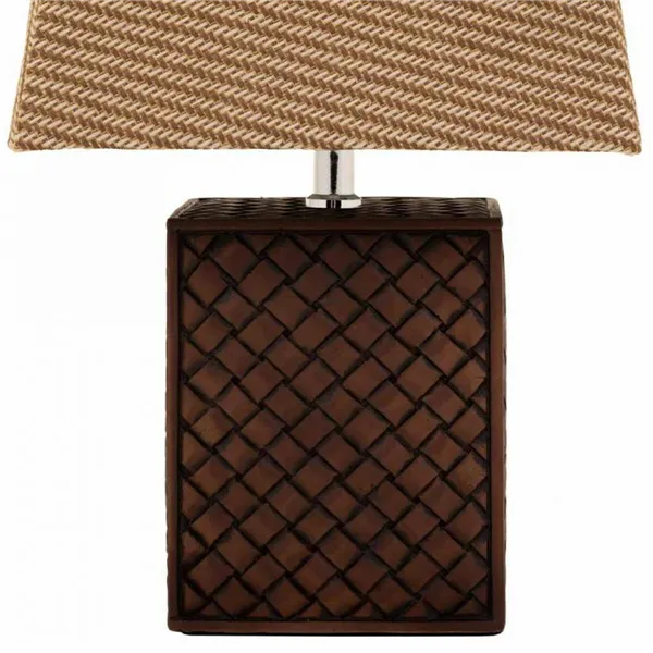 Desk lamp Alexandra House Living Brown Polyresin 220-240 V 13 x 24 x 13 cm