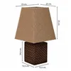 Desk lamp Alexandra House Living Brown Polyresin 220-240 V 13 x 24 x 13 cm