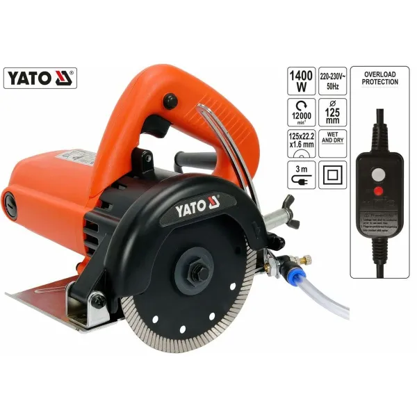 Циркулярная пила Yato YT-82159 1400 W 125 mm Ø 125 mm