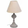 Desk lamp Alexandra House Living White Grey Metal Cloth 220-240 V 23 x 41 x 23 cm