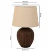 Desk lamp Alexandra House Living Brown Polyresin 220-240 V 27 x 40 x 27 cm