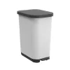Мусорное ведро с педалью Rotho Ribo White Белый Пластик 35 L