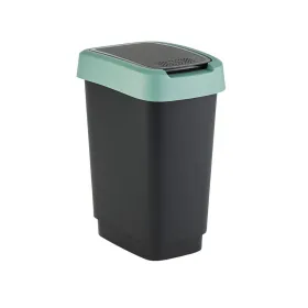 Мусорное ведро Rotho Twist Green Зеленый Пластик 10 L