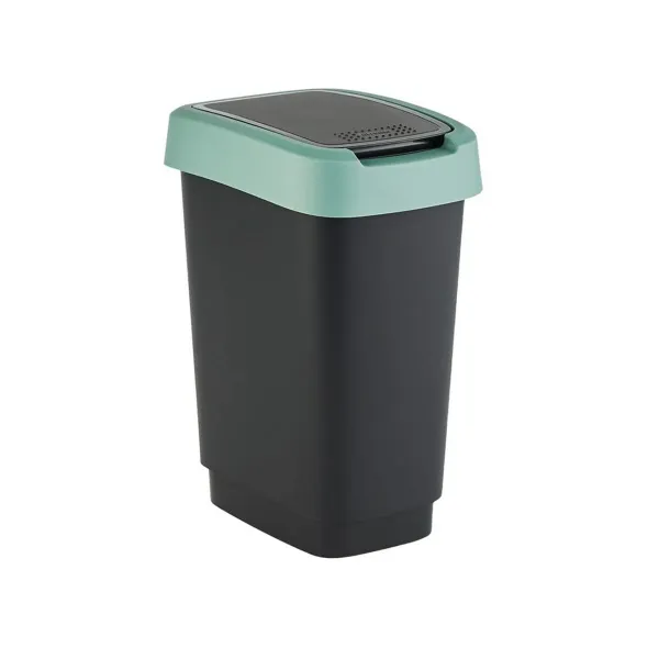 Мусорное ведро Rotho Twist Green Зеленый Пластик 10 L