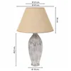 Desk lamp Alexandra House Living White Polyresin 220-240 V 18 x 49 x 18 cm