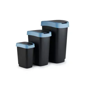 Waste bin Rotho Twist Blue Blue Plastic 10 L
