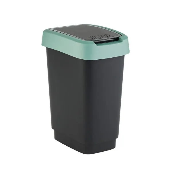 Мусорное ведро Rotho Twist Green Зеленый Пластик 25 L