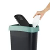 Мусорное ведро Rotho Twist Green Зеленый Пластик 25 L