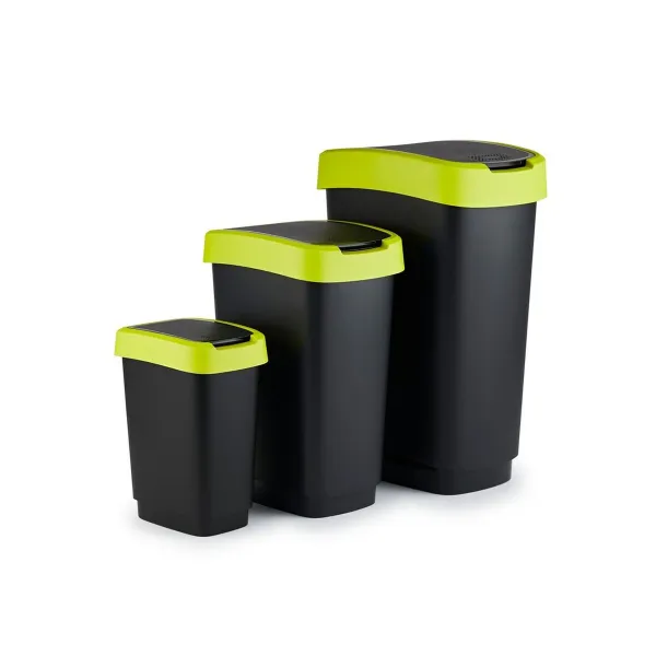 Prügiämber Rotho Twist Lime Plastmass 50 L