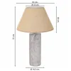 Desk lamp Alexandra House Living Silver Polyresin 220-240 V 14 x 51 x 14 cm