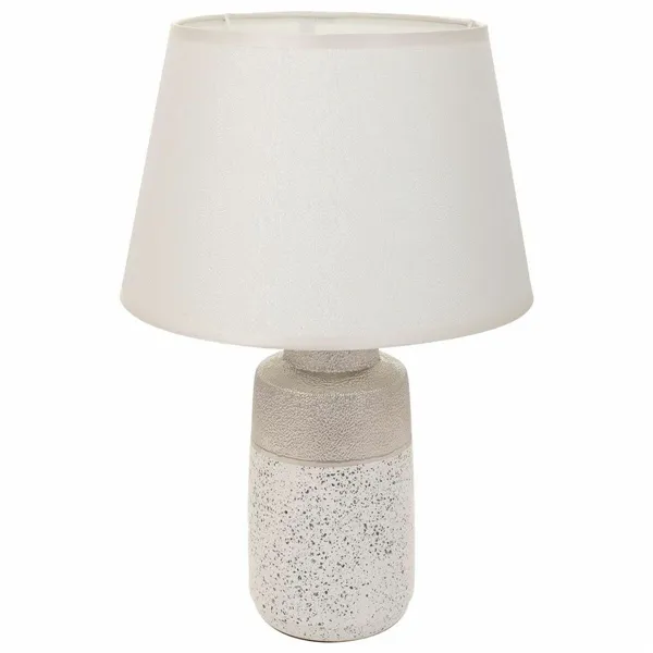 Desk lamp Alexandra House Living Silver Ceramic 12 x 30 x 12 cm