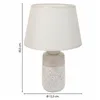 Desk lamp Alexandra House Living Silver Ceramic 12 x 30 x 12 cm