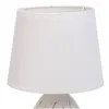 Desk lamp Alexandra House Living White Metal Cloth 220-240 V 18 x 31 x 18 cm