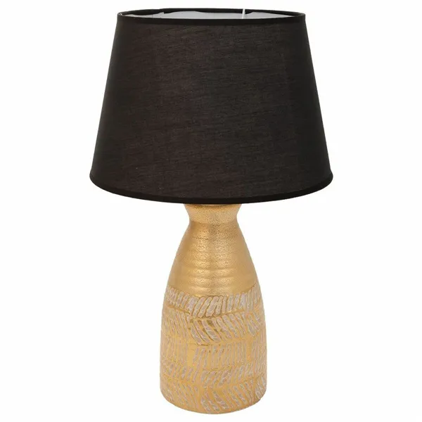 Desk lamp Alexandra House Living Gold Ceramic 14 x 35 x 14 cm