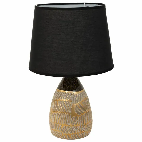 Desk lamp Alexandra House Living Gold Ceramic 13 x 26 x 13 cm