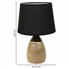 Desk lamp Alexandra House Living Gold Ceramic 13 x 26 x 13 cm