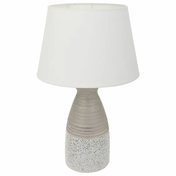 Desk lamp Alexandra House Living Silver Ceramic 14 x 36 x 14 cm