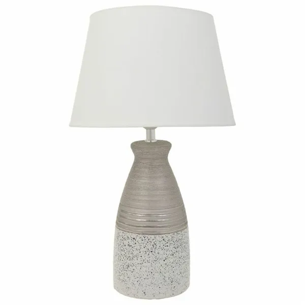 Desk lamp Alexandra House Living Silver Ceramic 14 x 36 x 14 cm