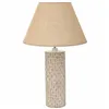 Desk lamp Alexandra House Living Beige Polyresin 220-240 V 14 x 51 x 14 cm