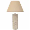 Desk lamp Alexandra House Living Beige Polyresin 220-240 V 14 x 51 x 14 cm