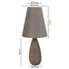 Desk lamp Alexandra House Living Silver Polyresin 220-240 V 18 x 46 x 18 cm