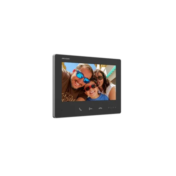 внутренняя телефонная связь Hikvision DS-KH7300EY-WTE2(B) Чёрный