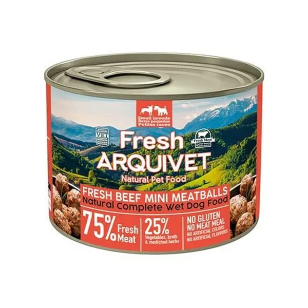 Wet food Arquivet Fresh Beef Mini Beef 200 g