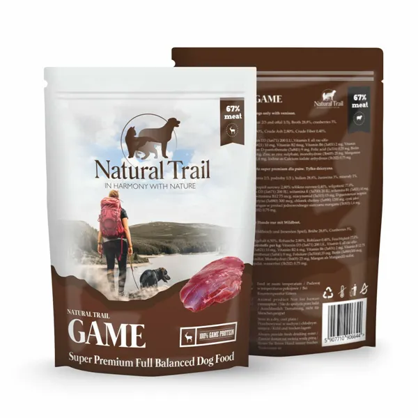 Wet food NATURAL TRAIL Dog Game