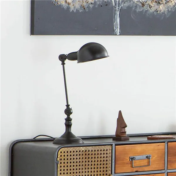 Flexo/Desk lamp Alexandra House Living Black Metal 15 x 50 x 23 cm