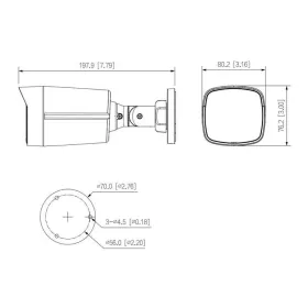 Uzraudzības Videokameras Dahua IPC-HFW1239TL1-A-IL-0280B