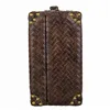 Decorative suitcase Alexandra House Living Brown Polyskin MDF Wood Vintage 16 x 30 x 44 cm