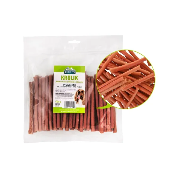 Užkandis šunims Petitto Triušis 500 g