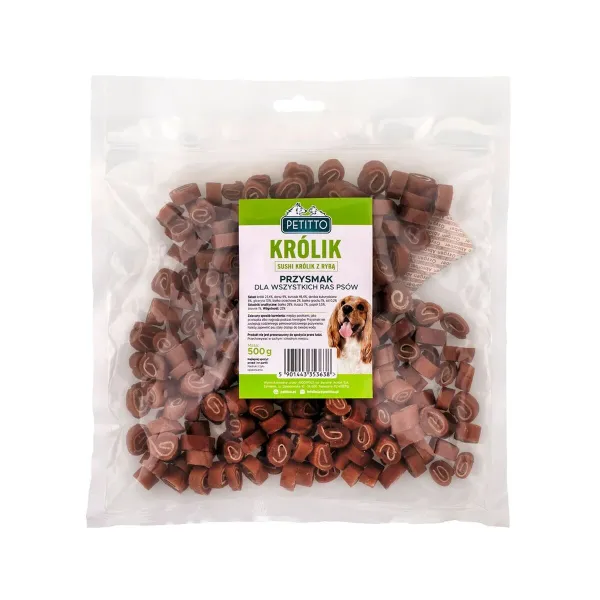 Užkandis šunims Petitto Triušis 500 g