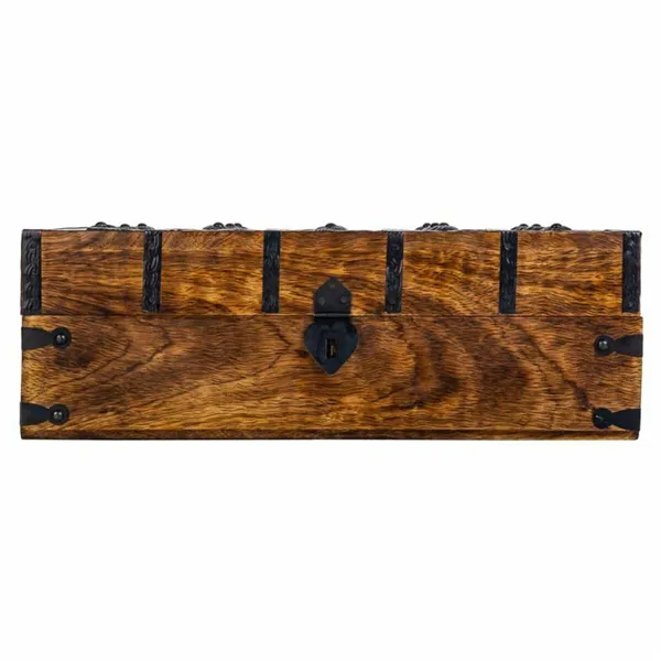 Chest Alexandra House Living Brown Metal Mango wood 20 x 12 x 38 cm Traditional style