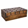 Chest Alexandra House Living Brown Metal Mango wood 20 x 12 x 38 cm Traditional style