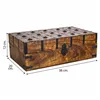 Chest Alexandra House Living Brown Metal Mango wood 20 x 12 x 38 cm Traditional style