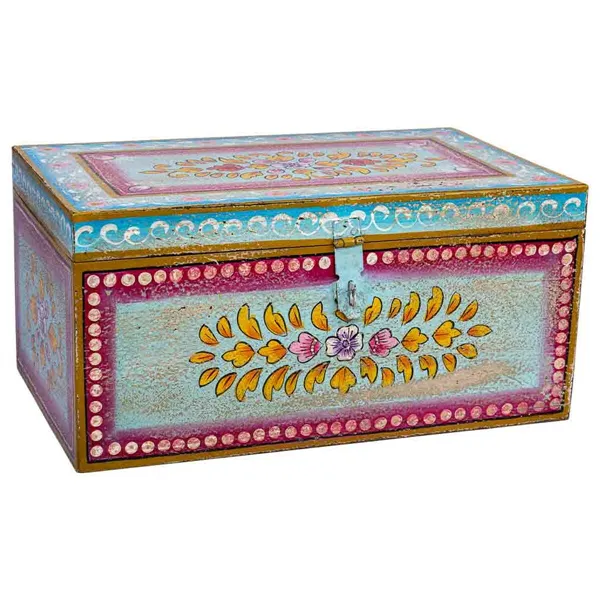 Chest Alexandra House Living Multicolour Mango wood 28 x 22 x 46 cm Traditional style