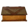 Jewelry box Alexandra House Living Dark brown Brass Mango wood 19 x 13 x 24 cm