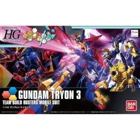 Kolekcionējamas figūras Bandai HGBF 1/144 GUNDAM TRYON 3 Plastmasa Animāciju un anime (Japāņu animācija)