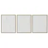 Painting Home ESPRIT White polystyrene Canvas Abstract Scandinavian 40 x 4,8 x 50 cm (3 Units)