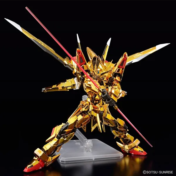 Коллекционная фигура Bandai RG 1/144 AKATSUKI GUNDAM OOWASHI unit Пластик Анимация и аниме