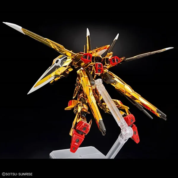 Коллекционная фигура Bandai RG 1/144 AKATSUKI GUNDAM OOWASHI unit Пластик Анимация и аниме