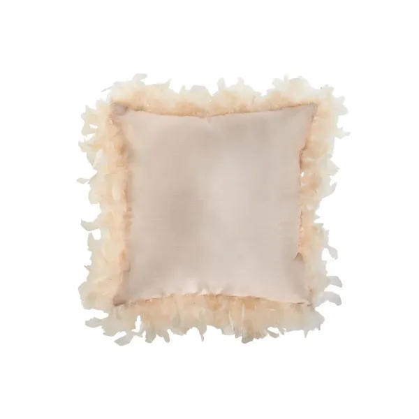 Cushion Home ESPRIT Pink Feathers Chic 40 x 40 cm