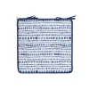 Chair cushion Home ESPRIT Blue White 38 x 38 x 2 cm