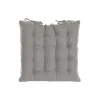 Chair cushion Home ESPRIT Light grey 42 x 42 x 6 cm