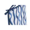 Chair cushion Home ESPRIT Blue White 38 x 38 x 2 cm